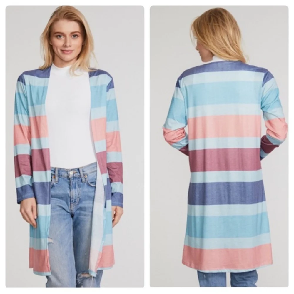 *MULTI-COLOR CARDIGAN- - Picture 8 of 9